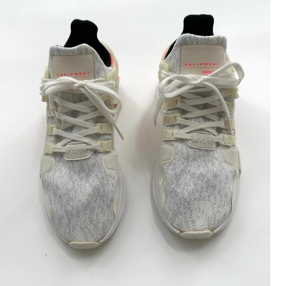 Adidas EQT Support ADV Crystal White / Turbo Sneakers Ortholite Women's Size 7 - Picture 2 of 10